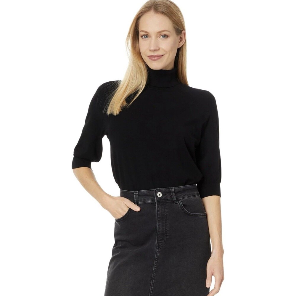 Elliott Lauren Top It Off Turtleneck Sweater Size S